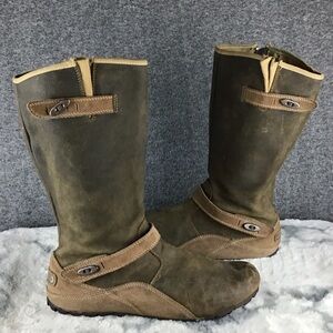 Jerrell Otter Brown Leather Performance Boots Size 10